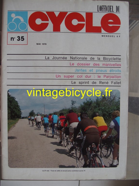 Vintage bicycle fr l officiel du cycle 76 copier 