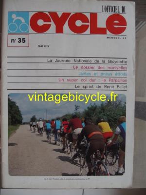 LE CYCLE l'officiel 1978 - 05 - N°35 mai 1978
