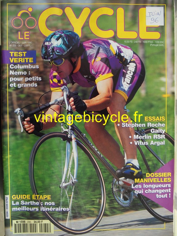 Vintage bicycle fr l officiel du cycle 82 copier 