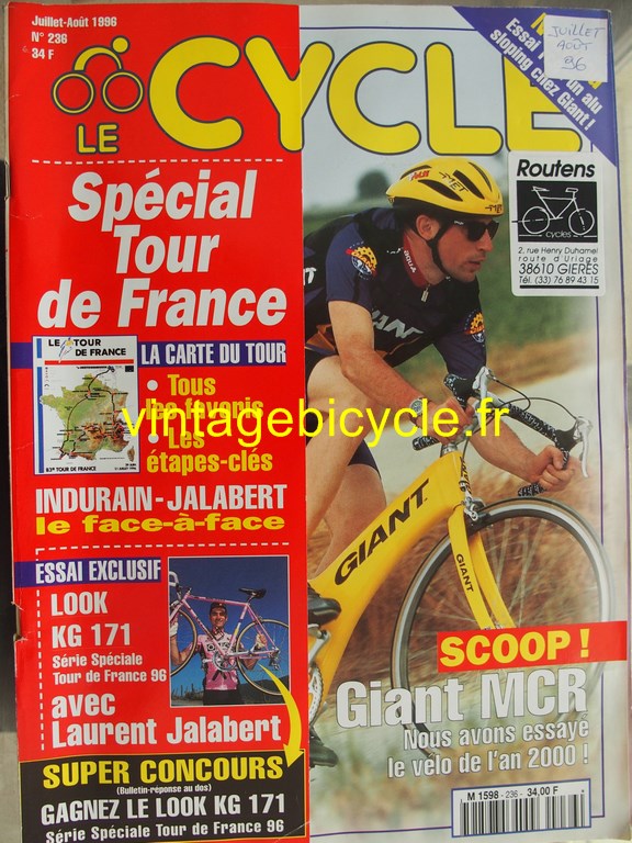 Vintage bicycle fr l officiel du cycle 83 copier 