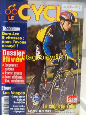 LE CYCLE l'officiel 1996 - 11 - N°239 novembre 1996