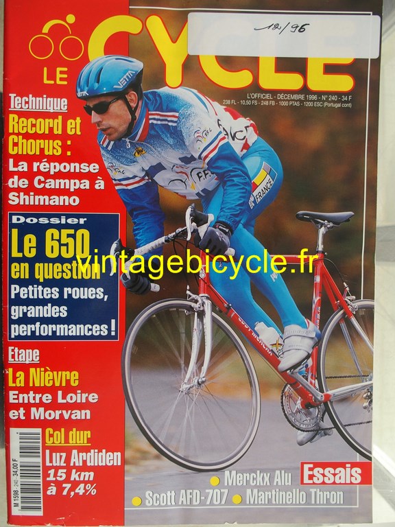 Vintage bicycle fr l officiel du cycle 86 copier 