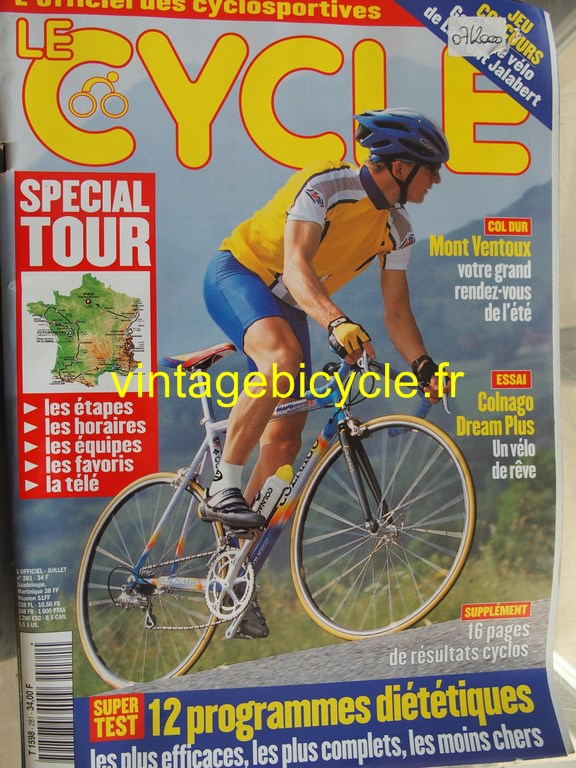 Vintage bicycle fr l officiel du cycle 88 copier 