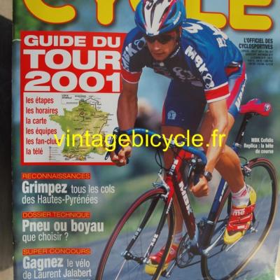 LE CYCLE l'officiel 2001 - 07 - N°293 juillet 2001