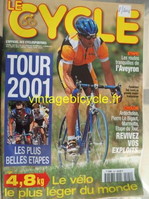 LE CYCLE l'officiel 2001 - 08 - N°294 aout 2001