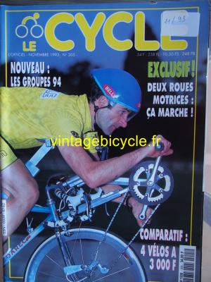 LE CYCLE l'officiel 1993 - 11 - N°205 novembre 1993
