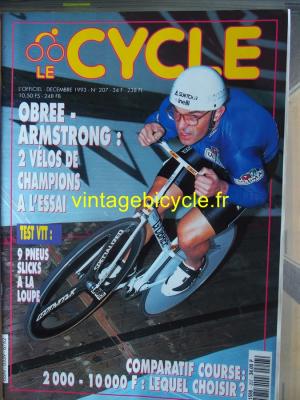 LE CYCLE l'officiel 1993 - 12 - N°207 decembre 1993