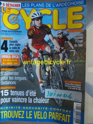 LE CYCLE l'officiel 2004 - 06 - N°328 juin 2004