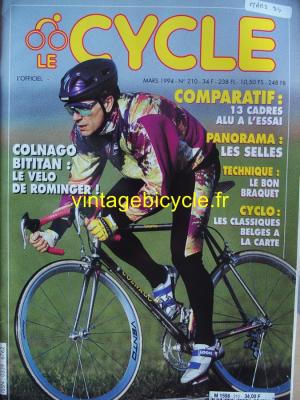 LE CYCLE l'officiel 1994 - 03 - N°210 mars 1994