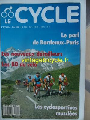 LE CYCLE l'officiel 1988 - 05 - N°145 mai 1988