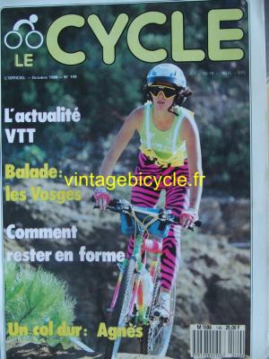 LE CYCLE l'officiel 1988 - 10 - N°149 octobre 1988