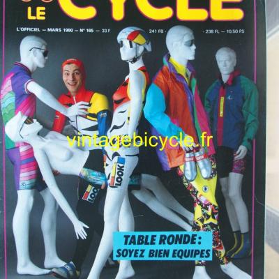 LE CYCLE l'officiel 1990 - 03 - N°165 mars 1990