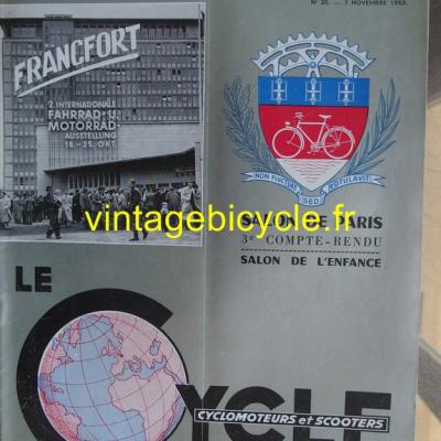 LE CYCLE 1953 - 11 - N°25 novembre 1953
