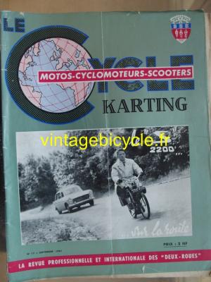 LE CYCLE 1961 - 09 - N°17 septembre 1961