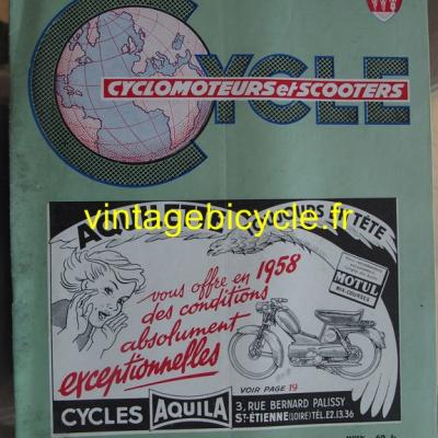 LE CYCLE 1958 - 01 - N°5 janvier 1958