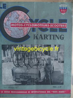 LE CYCLE 1962 - 07 - N°27 juillet / aout 1962