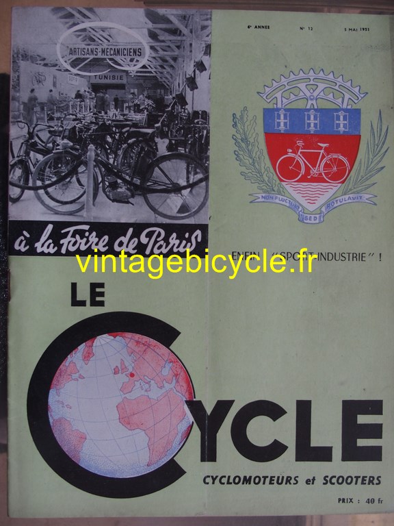 Vintage bicycle fr lecycle 67 copier