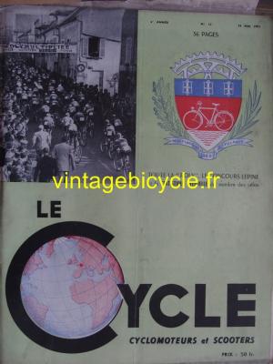 LE CYCLE 1951 - 05 - N°13 mai 1951