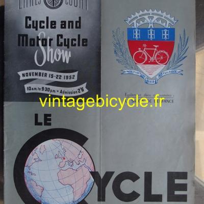 LE CYCLE 1952 - 12 - N°2 decembre 1952
