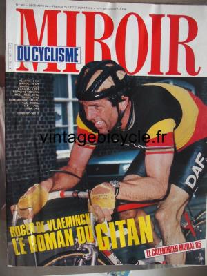 MIROIR DU CYCLISME 1984 - 12 - N°362 decembre 1984