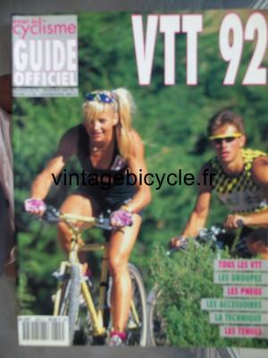 MIROIR DU CYCLISME 1992 - GUIDE OFFICIEL VTT 92