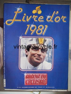 MIROIR DU CYCLISME 1981 - 11 - N°310 novembre / decembre 1981