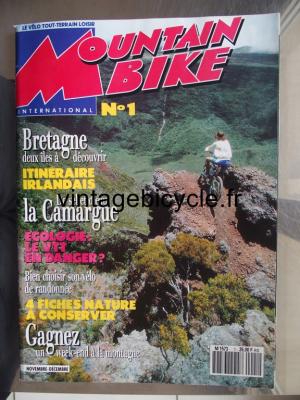 MOUNTAIN BIKE INTERNATIONAL 1991 - 11 - N°1 novembre / decembre 1991