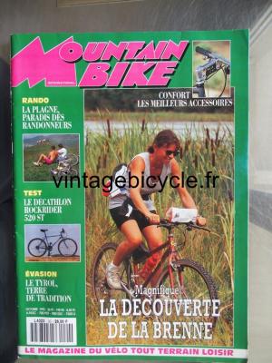 MOUNTAIN BIKE INTERNATIONAL 1992 - 10 - N°20 octobre 1992