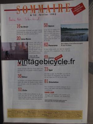 MOUNTAIN BIKE INTERNATIONAL 1993 - 02 - N°23 fevrier 1993