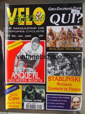 VELO LEGENDE 1998 - 05 - N°4 mai / juin / juillet 1998