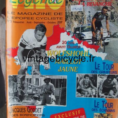 VELO LEGENDE 1998 - 08 - N°5 aout / septembre / octobre 1998