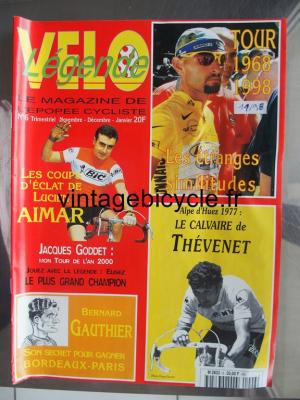 VELO LEGENDE 1998 - 11 - N°6 novembre / decembre 1998 / janvier 1999