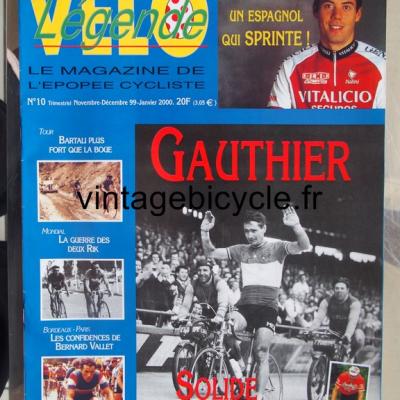 VELO LEGENDE 1999 - 11 - N°10 novembre / decembre 1999 / janvier 2000