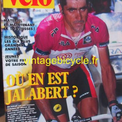 VELO MAGAZINE 1999 - 10 - N°358 octobre 1999