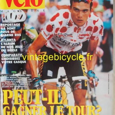VELO MAGAZINE 1996 - 09 - N°324 septembre 1996