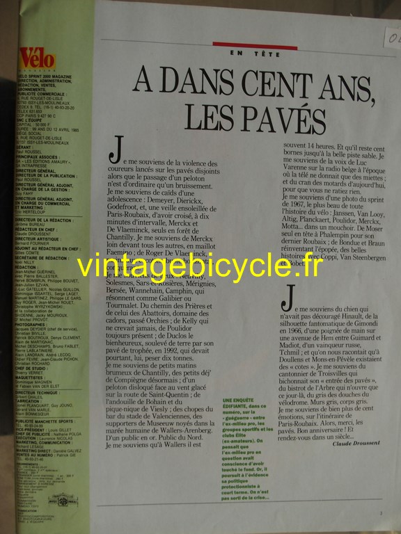 Vintage bicycle fr velo magazine 30 copier 