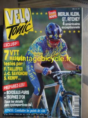 VELO TONIC 1994 - 03 - N°34 mars 1994