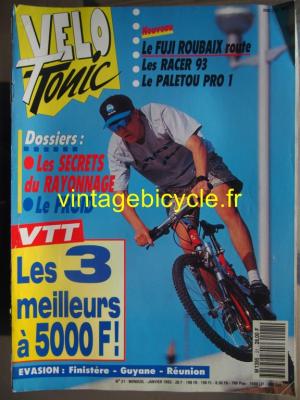 VELO TONIC 1993 - 01 - N°21 janvier 1993