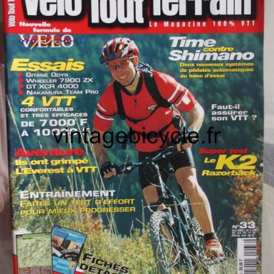 VELO TOUT TERRAIN 2000 - 04 - N°33 avril 2000