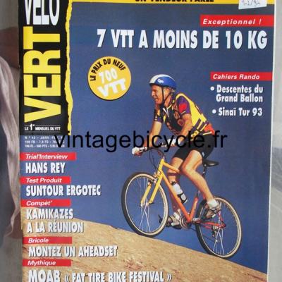 VELO VERT 1994 - 01 - N°42 janvier / fevrier 1994