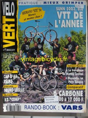 VELO VERT 1993 - 07 - N°37 juillet 1993