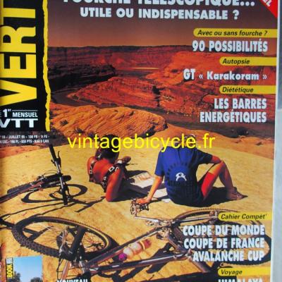 VELO VERT 1995 - 07- N°58 juillet 1995