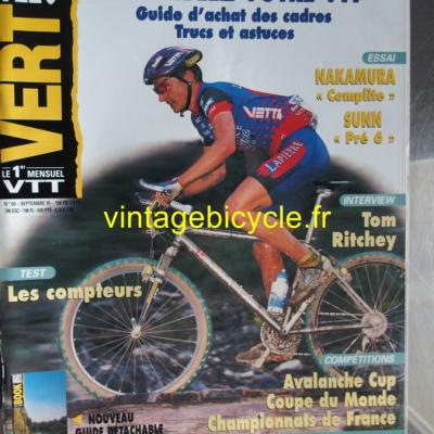 VELO VERT 1995 - 09- N°60 septembre 1995