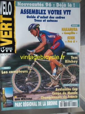 VELO VERT 1995 - 09- N°60 septembre 1995