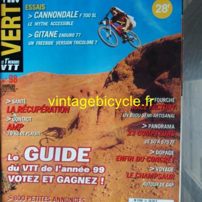 VELO VERT 1999 - 03 - N°98 mars 1999