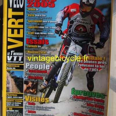 VELO VERT 2004 - 09 - N°159 septembre 2004