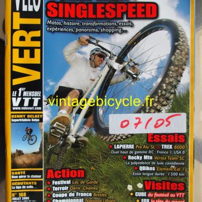 VELO VERT 2005 - 07 - N°168 juillet 2005