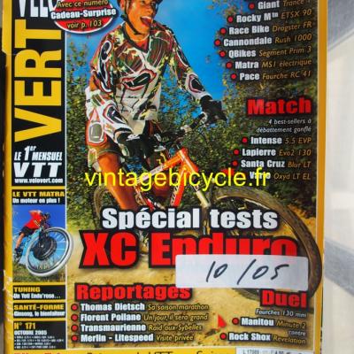 VELO VERT 2005 - 10 - N°171 octobre 2005