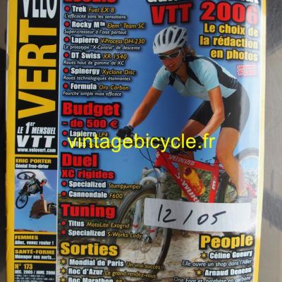 VELO VERT 2005 - 12 - N°173 decembre 2005 / janvier 2006