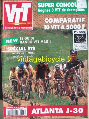 VTT MAGAZINE 1996 - 07 - N°84 juillet 1996